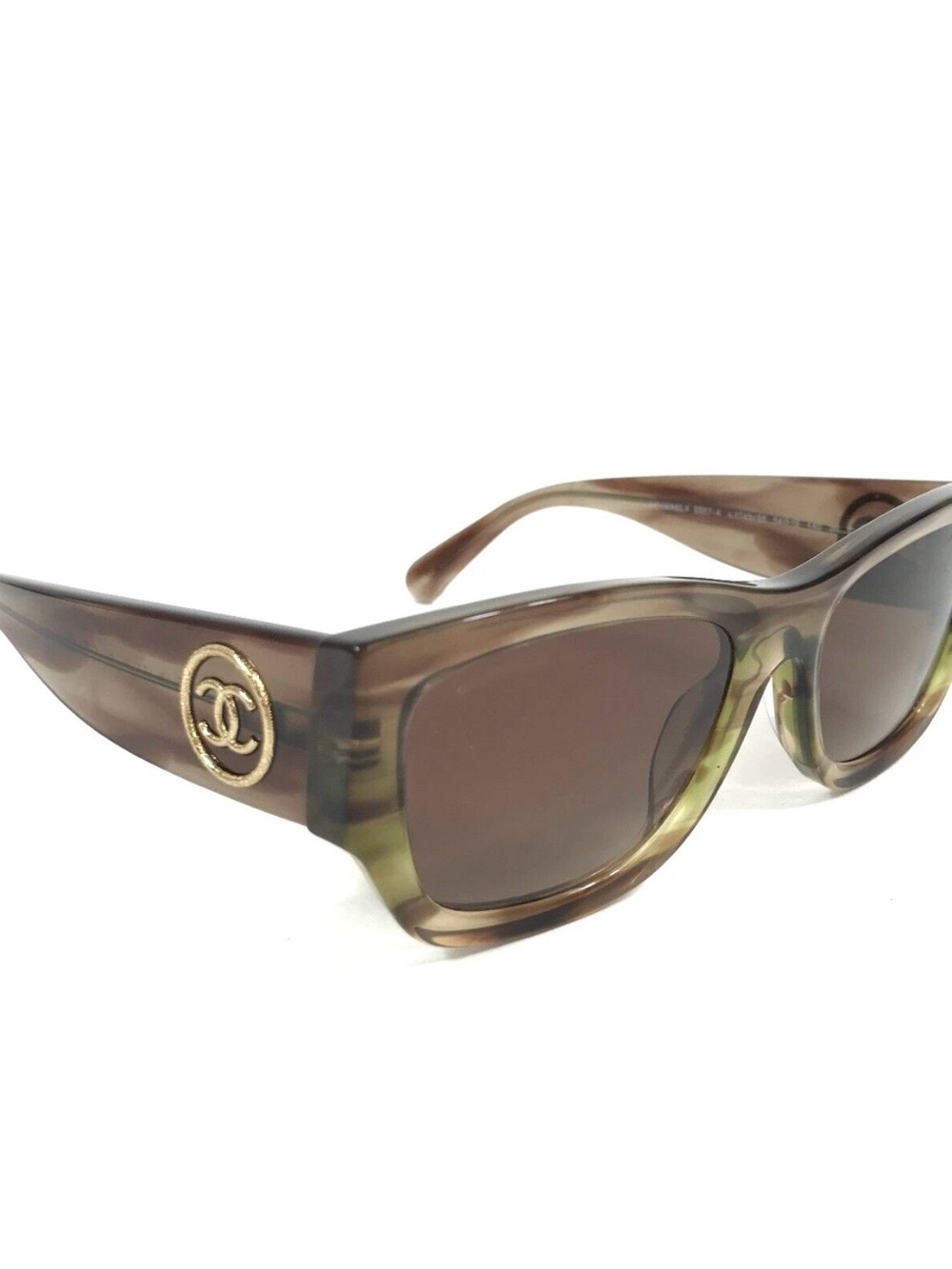 100% Authentic CHANEL Brown Gradient Sunglasses- CH5507A NWT comes w/ Case & COA - Picture 4 of 9